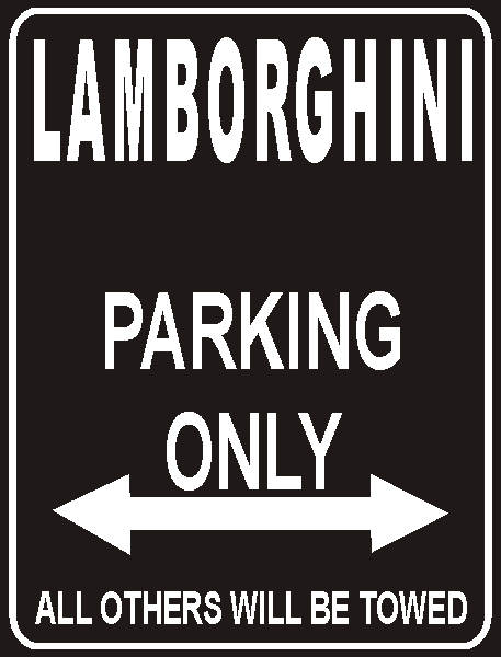 Lamborghini Parking Lot